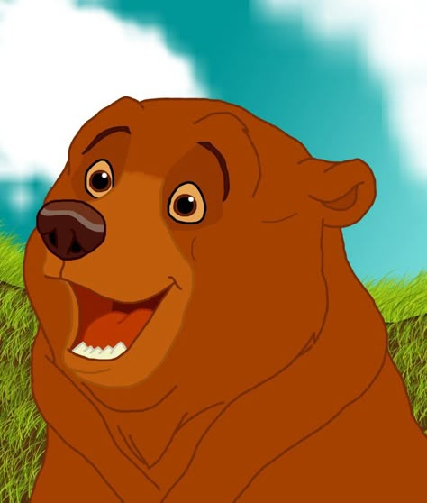 Brother Bear Characters, Kenai Brother Bear, Draw Bear, Bear Brothers, Disney Faces, Brother Bear, Bear Character, Bear Drawing, Animated Animals