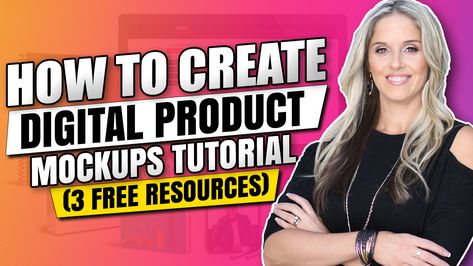 How to Create Mockups - EASY Tutorial (3 Free Resources) - Marketing Solved Marketing Solved, Instagram Graphics, Free Social Media, Graphic Design Tools, Create Digital Product, Marketing Software, Free Courses, Free Resources, Easy Tutorial