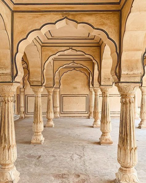 RIHLA | Choosing India as the setting for our Summer collection wasn’t just a decision; it was a tribute to the very soul of Rihla Life. Each frame… | Instagram Page Fillers, Stone Elevation, Jaipur Travel, Rajasthan Jaipur, Amer Fort, Terrace Floor, Jantar Mantar, Ancient Indian Architecture, Anish Kapoor