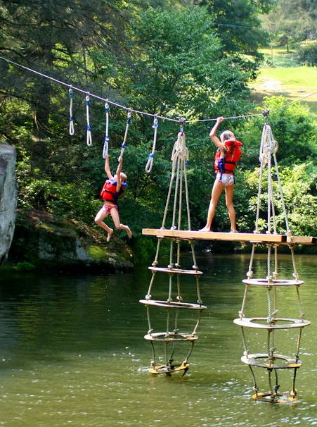 Summer Games For Kids, Lake Toys, Rope Bridge, Lake Fun, Lake Dock, Ropes Course, Backyard Playground, Summer Games, Kids Games