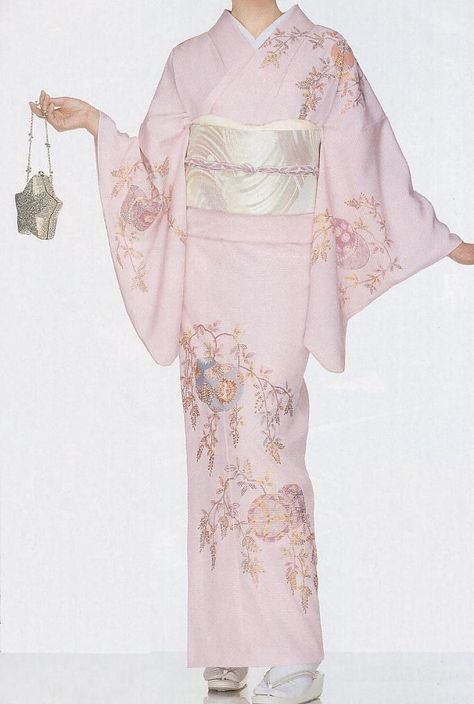 Kimono Rental, Pretty Kimonos, Kimono Traditional, Japanese Traditional Clothing, Cute Kimonos, Pink Kimono, The Cardigans, Kimono Design, At The Store