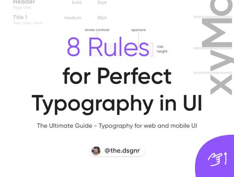 Z Typography, Website Typography, Typography Rules, Ux Tips, Ux Design Portfolio, Ui Ux Design Trends, Ux Writing, Ui Design Ideas, Ux Design Trends