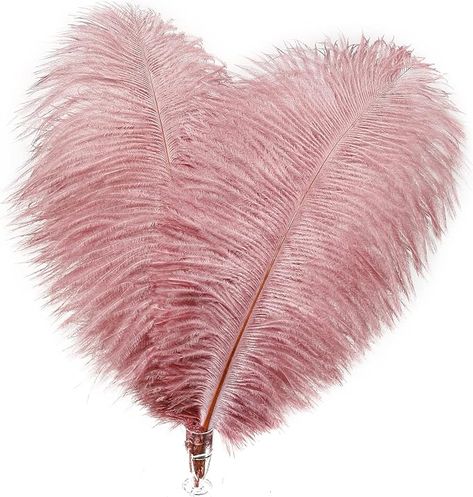 Amazon.com: Soarer Pink Craft Ostrich Feathers - 30pcs 8-10 inches for Christmas Tree Decorations, Thanksgiving Craft,Feather Mask,Hat(Lotus Pink) : Arts, Crafts & Sewing Feather Wedding Decorations, Wedding Decoration Diy, Feather Mask, Thanksgiving Craft, Pink Crafts, Feather Wedding, Feather Crafts, Vase Arrangements, Ostrich Feather