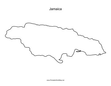 This printable outline map of Jamaica is useful for school assignments, travel planning, and more. Free to download and print Jamaica Map Art, Jamaica Map Outline, Jamaica Map Tattoo, Jamaica Tattoo Ideas Design, Jamaica Outline Tattoo, Jamaica Drawing, Jamaica Outline, Jamaica Tattoo Ideas, Jamaica Tattoo