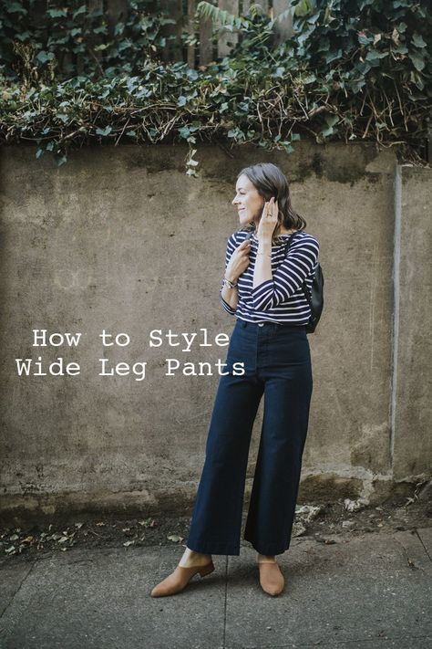 How to Style Wide Leg Pants - Seasons + Salt Styling Wide Leg Pants, Wide Leg Jeans Outfit, Wide Leg Pants Outfit, Leg Pants Outfit, Cropped Wide Leg Jeans, Style Wide Leg Pants, Wide Leg Cropped Pants, Pants Outfits, Wardrobe Inspiration