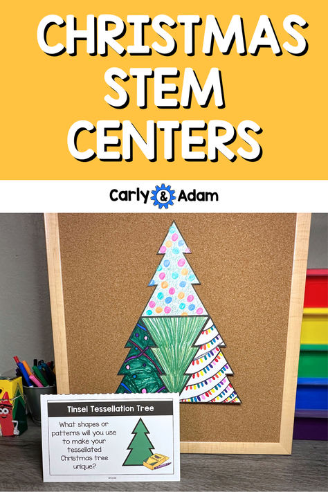 Engaging Christmas STEM activities and challenges featuring holiday-themed projects like Candy Cane Coding, Gingerbread Glyphs, and Cocoa Cup Catapults. Ideal for classrooms, homeschooling, or holiday events, this hands-on learning experience combines festive fun with problem-solving and engineering skills development. Christmas Library Activities, Homeschool Stem Activities, Christmas Stem Activities For Kids, Math Winter Activities, Christmas Activities For School, Activities For 1st Graders, Classroom Christmas Crafts, Christmas Classroom Activities, Christmas Stem Activities