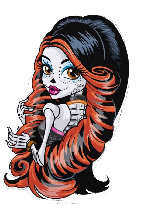 Monster High Skelita, Skelita Calaveras, A Skeleton, Monster High, Skeleton, Make Up, Makeup, Hair