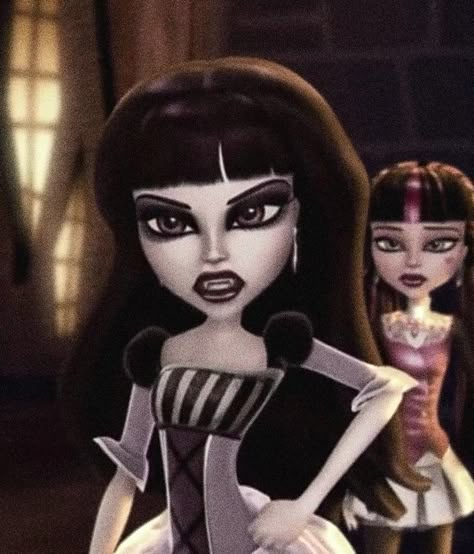 Elissabat Icon, Draculaura And Elissabat, Elissabat Monster High, 4 People Halloween Costumes, Mh Aesthetic, Monster High Icon, Monster High Aesthetic, 2000s Cartoons, Arte Monster High