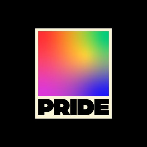 Typography Typeface, Corporate Logo Design, Typeface Logo, Under The Rainbow, Logo Design Inspiration Branding, Pride Stickers, Corporate Logo, Pride Outfit, Love And Pride