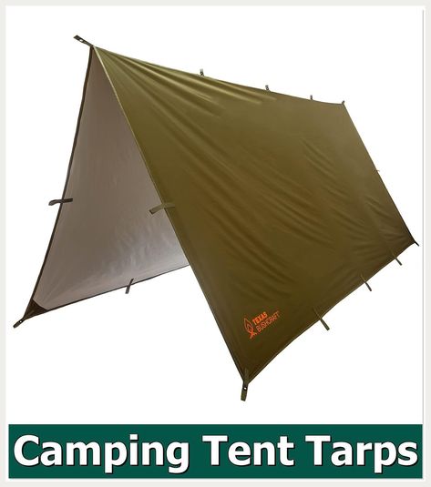 Texas Bushcraft Emergency Camping Tarp, Waterproof 10x10 Emergency Shelter for Backpacking and Hiking, 70D Ripstop Nylon Surv Emergency Preparedness Items, Tarp Shelters, Waterproof Tarp, Camping Tarp, Outdoor Survival Gear, Waterproof Tent, Emergency Shelter, Tent Tarp, Survival Shelter