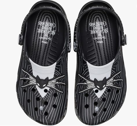 Just in time for Halloween!!  Don't miss these Jack Skellington Crocs!

Crocs Unisex-Adult Classic Disney The Nightmare Before Christmas Clogs, Multi Pink Crocs Aesthetic, Crocs Outfit Men, Aesthetic Crocs, Men Crocs, Halloween Crocs, Brown Crocs, Jibbitz Ideas, Crocs Aesthetic, Crocs With Charms