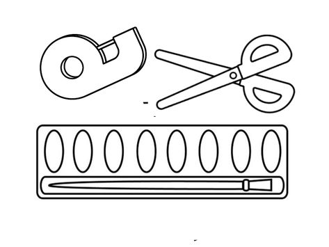 school supplies coloring page 1 Blind Bag, Blind Bags, Coloring Page, School Supplies, Coloring Pages, Quick Saves, Color, Colouring Pages