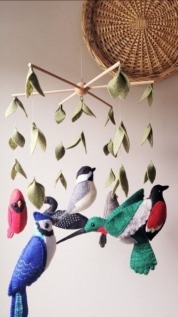 Life Is Heavy, Say Sorry, Bird Mobile, To The Window, Palliative Care, Diy Birds, Diy Mobile, Felt Baby, Felt Birds