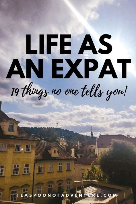 Ready to move abroad and try out expat life? Check out 19 things no one tells you about being an expat - the good, the bad and the ugly! #expat #expatlife #travel Moving To The Usa, Expat Life Living Abroad, Move To Europe, Moving To Europe, Retire Abroad, Working Abroad, Moving To Italy, Moving Abroad, Moving Overseas