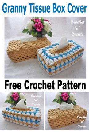 Crochet granny tissue box cover in UK English format, use in any room around your home. #crochetncreate #crochettissueboxcover #crochetforthehome Box Covers Diy, Crochet Tissue Box Cover, Diy Tissue Box Cover, Crochet Bloggers, Kleenex Box Cover, Crochet Box, Half Double Crochet Stitch, Crochet Home Decor, Box Patterns