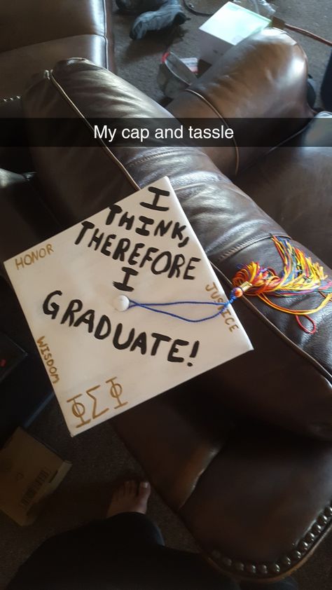 Philosophy graduation cap Philosophy Graduation Cap, Grad Cap Designs, Graduation Cap Designs, Cap Decorations, Graduation Cap Decoration, Cap Designs, Grad Photos, Grad Cap, Graduation Cap