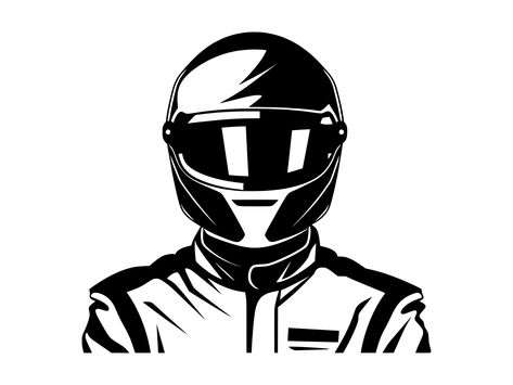 Race Car Driver, Art Cut, Silhouette Clip Art, Car Driver, Sport Automobile, Paper Wallpaper, Car And Driver, Silhouette Cricut, Clothing Apparel