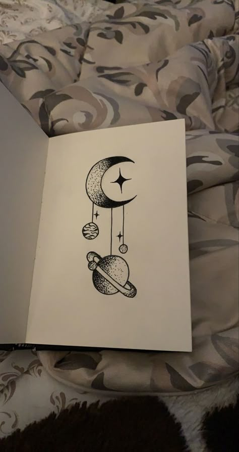 Moon | Sleep | Planets | stars Drawing Idea Cute, Moon Drawing Pencil Sketches, Time Pass Drawing, Cosmic Drawings, Drawing Of The Moon, Outline Shapes, رسم كاريكاتير, Graph Paper Drawings, Pencil Sketch Images