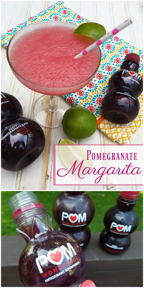 Pomegranate Margarita Frozen, Virgin Pomegranate Margarita, Pom Margarita Recipe, Pomagranet Margarita, Pomegranate Margarita Recipe, Pomegranate Margaritas, Pomegranate Recipe, Lime Margarita Recipe, Pomegranate Cocktails