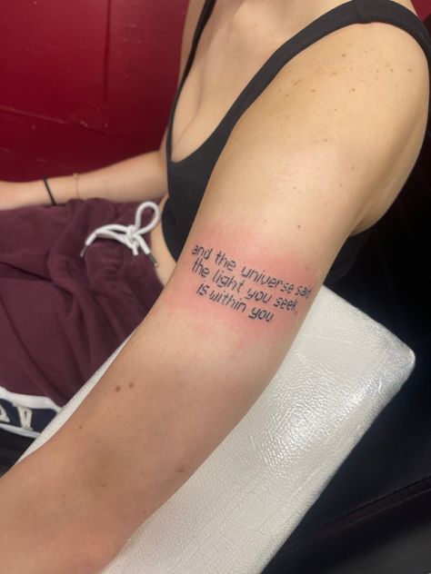 Minecraft End Quote Tattoo, And The Universe Said I Love You Tattoo, Minecraft Poem Tattoo, 12:34 Tattoo, Minecraft End Poem Tattoo, My Mercy Prevails Over My Wrath Tattoo, Tattoos Aesthetic Grunge, End Poem Tattoo, Minecraft End Poem