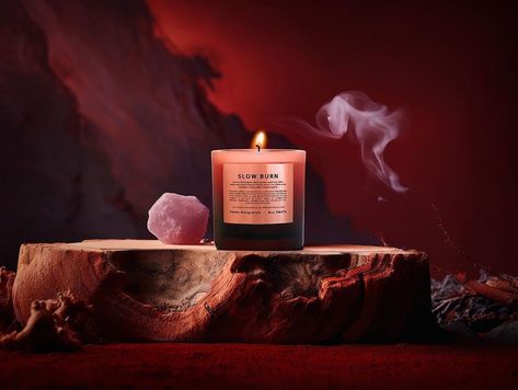 Day two of experimenting with AI-generated product photography. Today, we're crafting an image for a candle from Boy Smells, titled 'Slow Burn'. The vibe is moody and mysterious, with a profound, deep red light casting shadows while smoke tendrils curl into the darkness. #AIGeneratedPhotography #ProductPhotography #BoySmells #SlowBurn #CreativeProcess #AdobePhotosho #photoshopgenerativefill Fragrance Editorial, Candle Photoshoot, Boy Smells, Casting Shadows, Candles Dark, Into The Darkness, Adobe Photo, Candles Photography, Photography Day