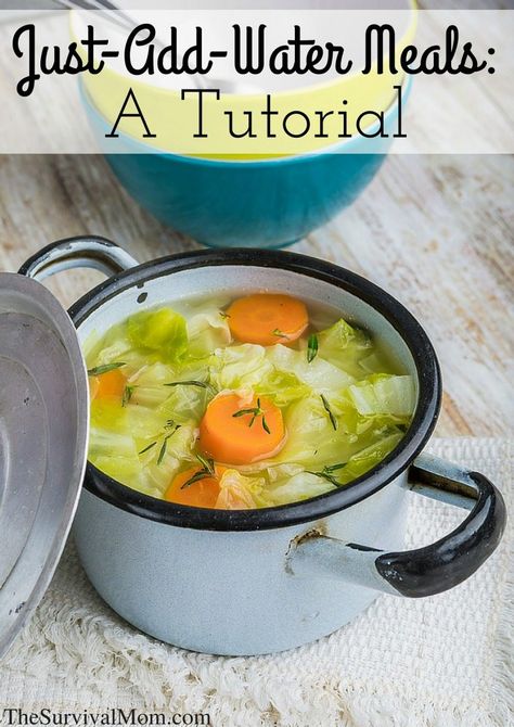 Just-Add-Hot-Water Meals: A Tutorial Cabbage Soup Crockpot, Cabbage Soup Diet Plan, Cabbage Soup Diet Recipe, Hiking Food, Cabbage Soup Diet, Soup Diet, Backpacking Food, Emergency Food, Dehydrated Food