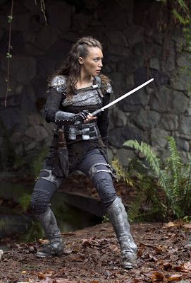 List: Warrior Women from Film  TV: The 100 Grounder The 100 Costume, Lexi The 100, Demonic Woman, Got Cast, Twd Aesthetic, Lexa E Clarke, Commander Lexa, The 100 Characters, Lexa Y Clarke