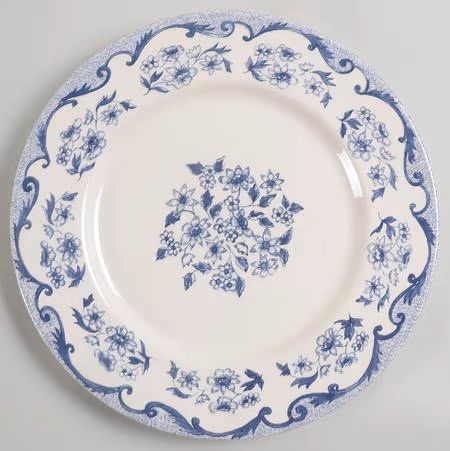 Blue And White Dinnerware, Wood Napkin Holder, Toile Pattern, Blue Dinner Plates, French Toile, Royal Stafford, China Dishes, White Dishes, Blue And White China