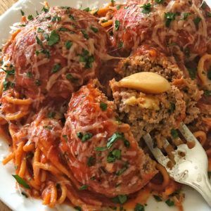 Roasted Garlic Meatball & Spaghetti | Kenneth Temple Turkey Meatballs And Spaghetti, Turkey Meatball Spaghetti, Kenneth Temple, Meatball Spaghetti, Meatballs And Spaghetti, Garlic Meatballs, Tender Meatballs, Baby Dinner, Black Food