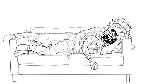 Deku Sleeping, Sleeping Sketch, What Is Sleep, Dnd Funny, Hero World, Odds And Ends, Fan Comic, B Movie, Shiny Things