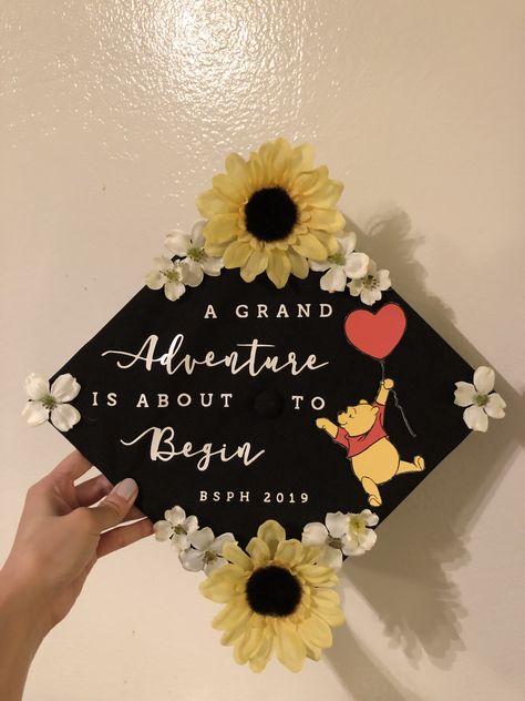 Graduation Cap Designs Police, Master’s Graduation Cap, Cute Teacher Graduation Caps, Teachers Graduation Cap, Book Themed Graduation Cap, Nurse Cap Graduation, Simple Grad Cap, Cute Grad Caps, Highschool Graduation Cap Designs