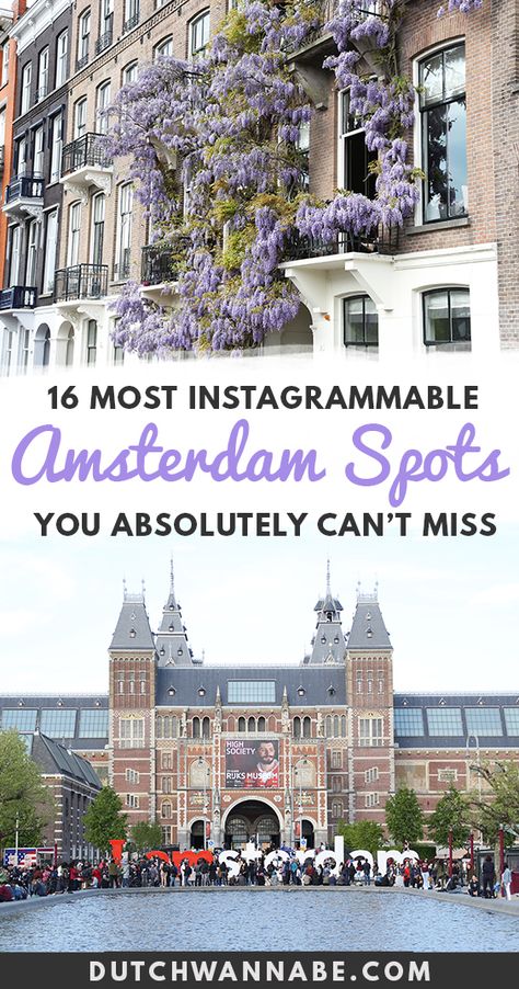 The ultimate photo location guide to Amsterdam! Find out the most Instagrammable Amsterdam photo spots that you must visit during your Amsterdam city break! From the gingerbread houses on the Dam to the obscure gardens - this guide places every photogenic spot on the map...    amsterdam photo spots, instagrammable amsterdam, what to see in amsterdam, amsterdam travel, netherlands travel, amsterdam travel inspiration #amsterdam #travel #traveltips #europe #instagram #travelphotography Amsterdam Photos, Visit Amsterdam, Netherlands Travel, Amsterdam Travel, Amsterdam City, Voyage Europe, Destination Voyage, Europe Travel Destinations, Gingerbread Houses