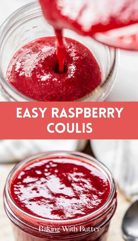 Best Raspberry Coulis - top choice for adding a fruity touch to your meals. Brownies Ice Cream, Topping For Pancakes, Coulis Recipe, Raspberry Sauce Recipe, Berry Coulis, Raspberry Bars, Raspberry Yogurt, Raspberry Coulis, Raspberry Sauce