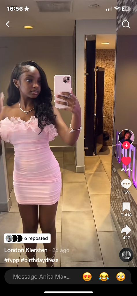 Sweet 16 Bday Dress, Birthday Outfits 15, Cute Sweet 16 Outfits, 16th Birthday Dresses, Birthday Outfit Skirt, Birthday Outfit Pink, 2025 Graduation, Sweet 16 Outfits, Bday Pics