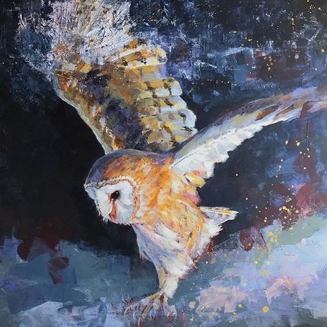 Owl Painting Acrylic, Animal Paintings Acrylic, Watercolor Paintings Of Animals, Owl Watercolor, Abstract Animal Art, Oil Painting Inspiration, African Art Paintings, Owls Drawing, Bird Artwork