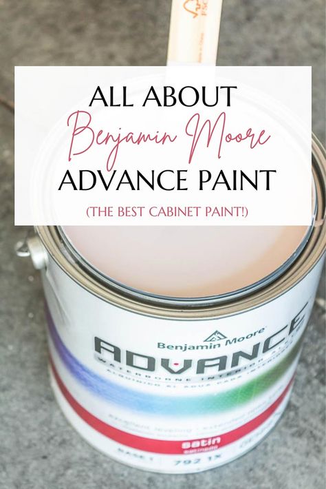 Benjamin Moore Cabinet Paint, Best Paint For Bathroom, Paint For Cabinets, Benjamin Moore Bathroom, Benjamin Moore Advance Paint, Best Paint For Kitchen, Chalk Paint Cabinets, Best Cabinet Paint, Benjamin Moore Kitchen