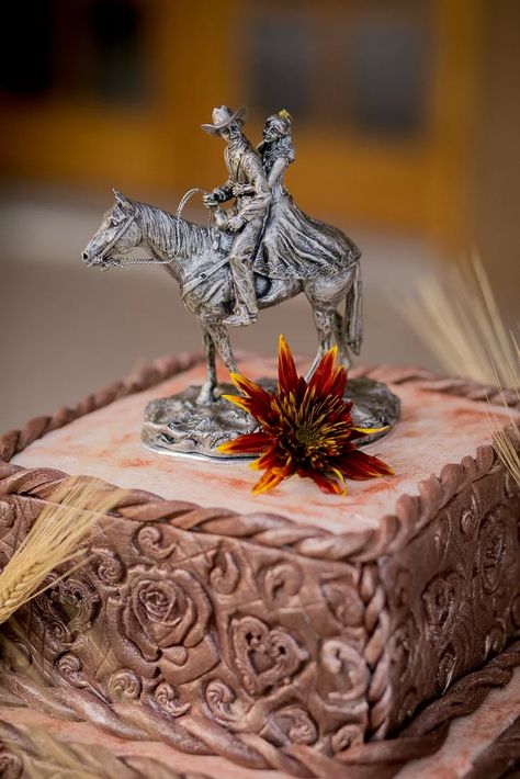 Cowboy, Cowgirl and Horse Western Cake Topper Western Cake Toppers, Cowgirl On Horse, Western Cake, Horse Cake Toppers, Horse Cake, Horse Western, Country Theme Wedding, Cowgirl And Horse, Country Theme