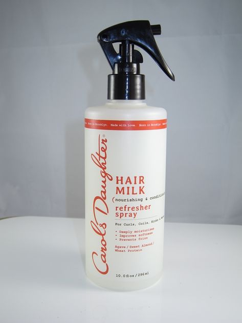 Carol's Daughter Hair Milk Refresher Spray: Spruce up a puff Soften hair for easy manipulation when creating up-dos Carols Daughter, Diy Hair Growth, Hair Growth Spray, Carols Daughter Products, Hair Growth Secrets, Hair Milk, Home Remedies For Hair, Soften Hair, Regrow Hair