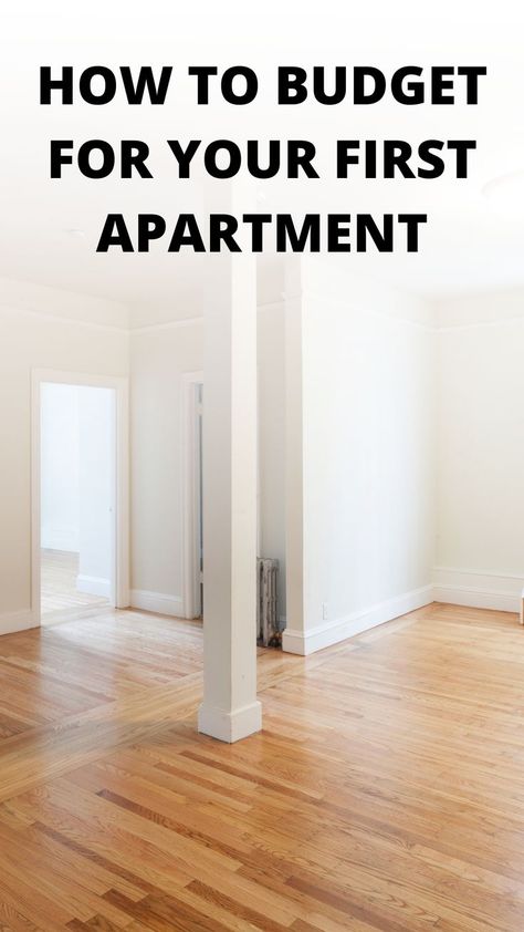 bright, empty apartment with white walls and hardwood floors New Apartment, Moving Tips, Leaving Home, First Apartment, Budgeting Money, Moving Out, Put Together, Apartments For Rent, Get Ready