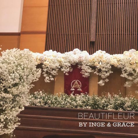 beautiFleur Decoration on Instagram: “Holy matrimony flower decoration ready for the gorgeous couple Randy and Stacy ❤️ . . #weddingdecor #churchdecor #dekor #dekorbunga…” Holy Matrimony Decoration, Holy Matrimony, Saint Ann, Gorgeous Couple, Church Decor, Dream Board, Palm Beach, Flower Decorations, Wedding Decorations