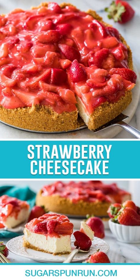 Strawberry Cheesecake Recipes Easy Homemade, Frozen Strawberry Topping, Strawberry Cheesecake Recipes, Frozen Cups, Cabin Food, Cheescake Recipe, Strawberry Things, Strawberry Cheesecake Recipe, Sweet Bakes