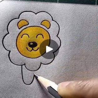 How to draw a lion | By All About ArtFacebook How To Draw A Lion Step By Step, How To Draw A Lion, Lion Drawing For Kids, Draw Animals Easy, Lion Drawing Easy, How To Draw Simba, Scary Lion, Lion Drawing Simple, Lions For Kids