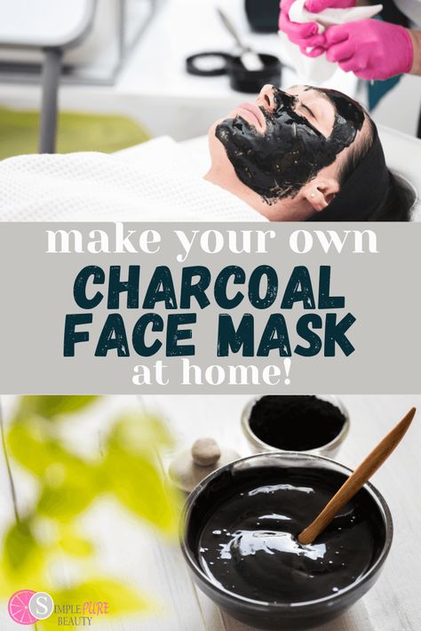 Make your own DIY charcoal face mask with these natural ingredients. This charcoal face mask has many benefits for skin and will help tighten pores and brighten skin. Charcoal face masks are anti-aging and help fight fine lines and wrinkles. Use this DIY recipe to help reduce breakouts and detoxify your skin. Try this DIY face mask with charcoal to get younger, brighter looking skin. Diy Charcoal Face Mask, Charcoal Face Mask Diy, Manuka Honey Face Mask, Diy Charcoal, Diy Charcoal Mask, Activated Charcoal Mask, Charcoal Mask Benefits, Yogurt Mask, Charcoal Peel Off Mask