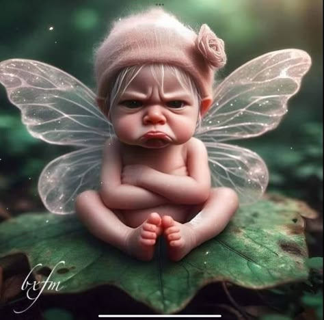 Whimsical Creatures, Unicorn Artwork, Fairy Baby, Fuzzy Wuzzy, Fairy Pictures, Baby Fairy, Fantasy Pictures, Fairy Garden Diy, Magic Art