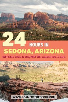 One-day itinerary for Sedona, Arizona: how to spend 24 hours and maximize your time in this beautiful area! Includes the BEST hikes, where to stay, must-see views, essential information, and more. #sedona #arizona #itinerary #usatravel Easy Hikes In Sedona, Hikes In Sedona Arizona, Best Hikes In Sedona Az, Sedona Arizona Things To Do In, Sedona Photography, Sedona Arizona Travel, Things To Do In Sedona, Sedona Hikes, Sedona Travel