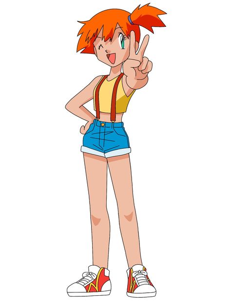 Misty (Pokemon) commission by DorjeDolma on DeviantArt Misty Pokemon Costume, Fanart Pokemon, Pokemon Show, Misty From Pokemon, Pokemon Names, Serena Pokemon, Gen 1 Pokemon, Pokemon Costumes, Pokemon Team