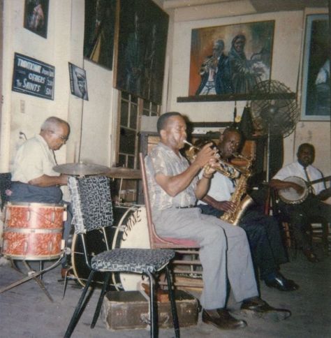 6. Preservation Hall Jazz Band, New Orleans 1965 Preservation Hall Jazz Band, Preservation Hall, New Orleans Jazz, New Orleans Homes, Jazz Band, Big Easy, Us Air Force, Travel Sites, Passionate People