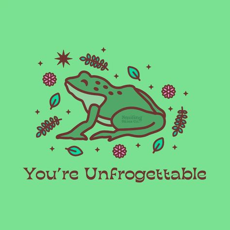 Here's a happy frog illustration pun to brighten your Tuesday! Should one of these be made into stickers? 🤔🌿 . I know that frogs have… | Instagram Frog Puns, Cute Frog Quotes, Exam Messages, Frog Encouragement, Inspirational Frog Quotes, Frog Affirmation, Frog Quotes, Frog Memes Funny, Frog Illustration