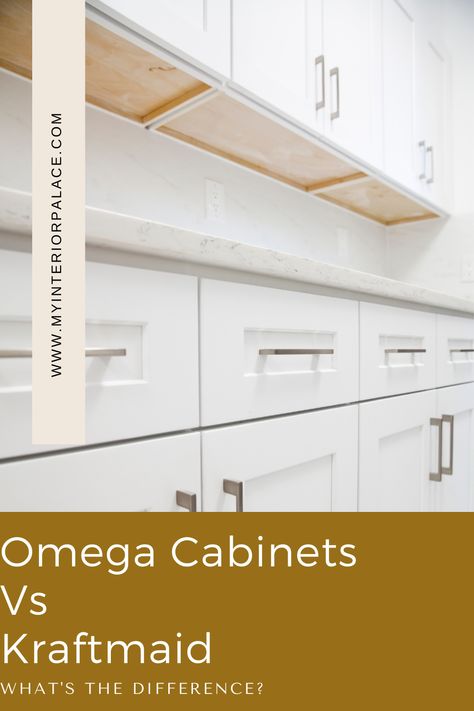 Finding a good cabinet that perfectly fits your kitchen will provide plenty of space to store dishes, appliances, and other kitchen items, as well as make it more comfortable and useful. The best cabinets, however, not only add to practicality but can transform the whole space and add more style to your entire home. Two cabinet brands that certainly check all these boxes and can make your kitchen better in every way are Omega and Kraftmaid. Omega Kitchen Cabinets, Omega Cabinets Kitchen, Kraftmaid Husk Cabinets, Kraftmaid Kitchen Cabinets Serenity, Kraftmaid Overcast Cabinets, Home Depot Kraftmaid Cabinets, Different Types Of Cabinets, Kraftmaid Kitchen Cabinets Rainfall, Kraftmaid Kitchen Cabinets