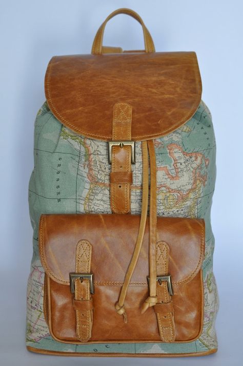 Hey, I found this really awesome Etsy listing at https://www.etsy.com/uk/listing/160002898/genuine-leather-and-world-map-atlas Map Bag, Camping Accesorios, World Map Canvas, Wayward Son, Map Canvas, Bag Shop, Hipster Fashion, Canvas Backpack, Nice Things